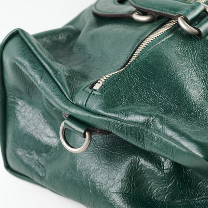 Gucci Green Grained Leather Bag - photo 15