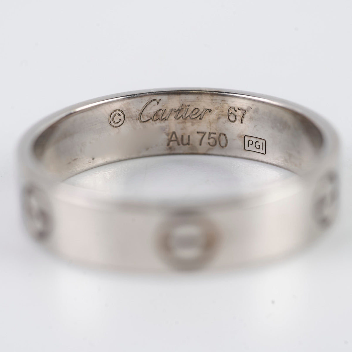 Cartier Love Ring Classic White Gold - Size 67 - photo 4