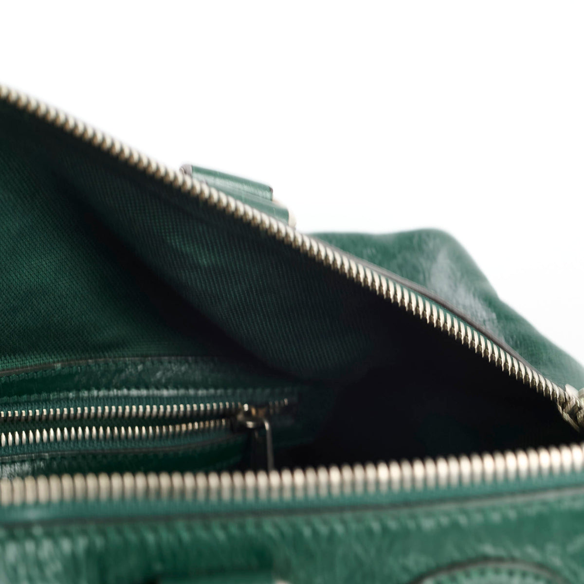 Gucci Green Grained Leather Bag - photo 17
