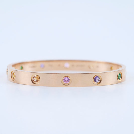 Cartier Classic Love 10 Rainbow Pink Gold Size 16 - photo 2