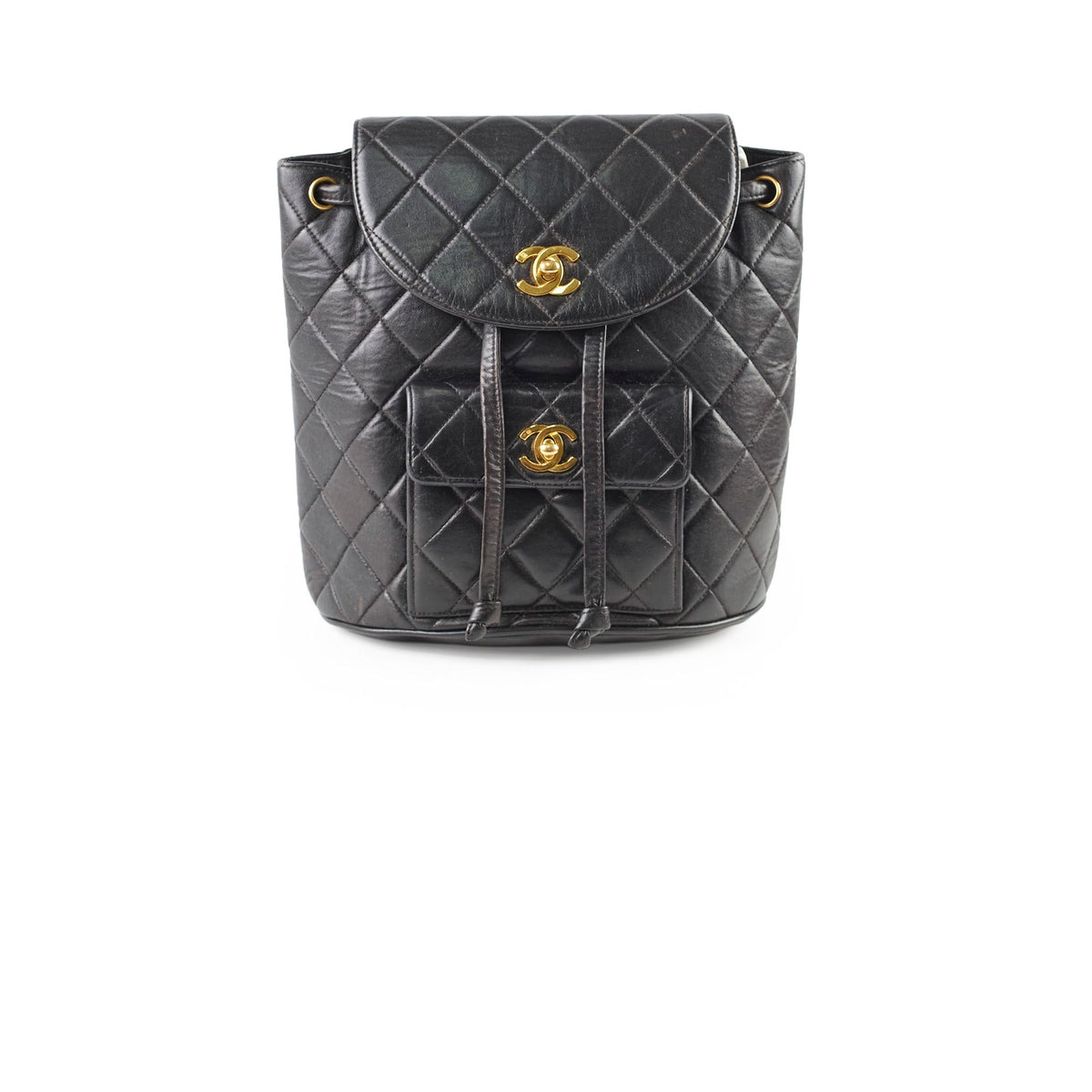 Chanel Vintage Duma Backpack Black - photo 1