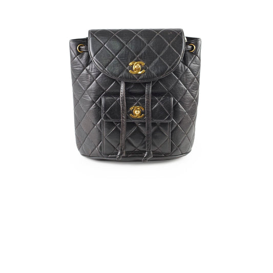 Chanel Vintage Duma Backpack Black - photo 1