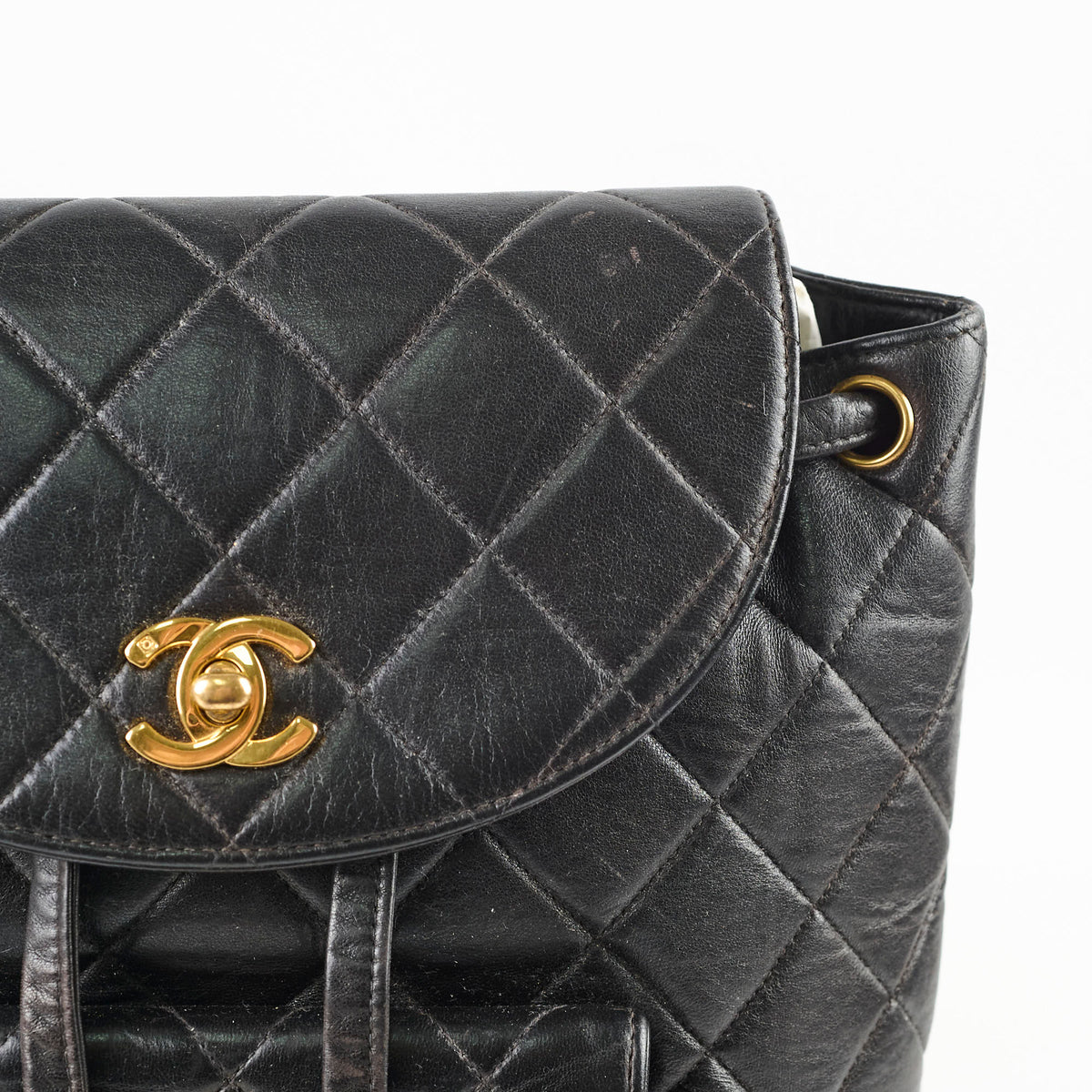 Chanel Vintage Duma Backpack Black - photo 5