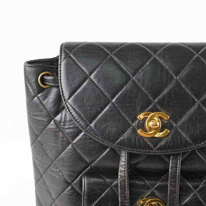 Chanel Vintage Duma Backpack Black - photo 6