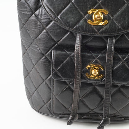 Chanel Vintage Duma Backpack Black - photo 7
