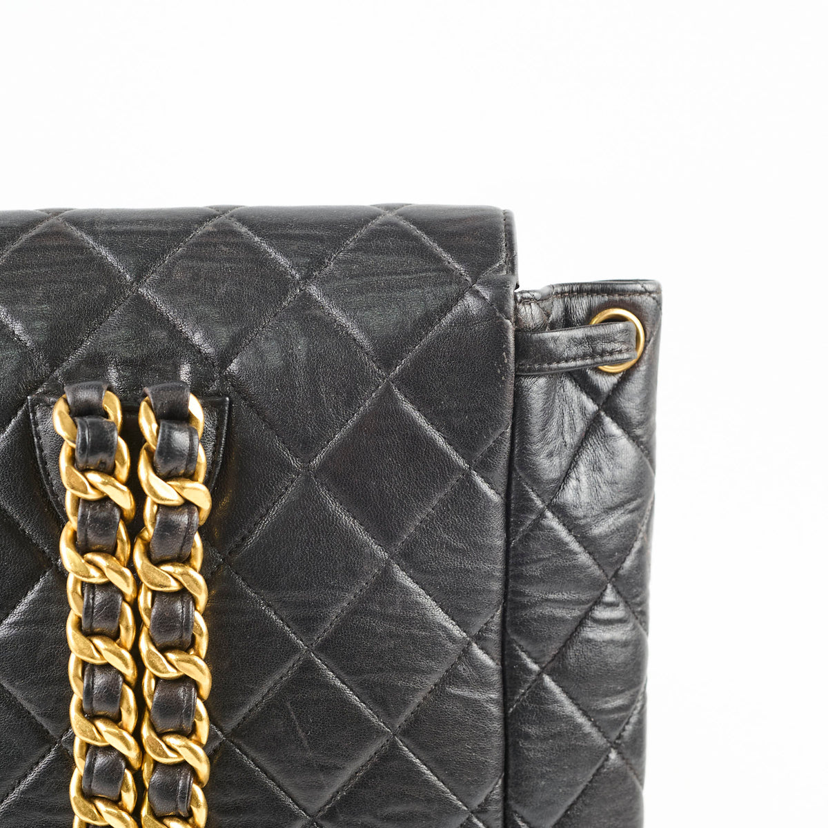 Chanel Vintage Duma Backpack Black - photo 8