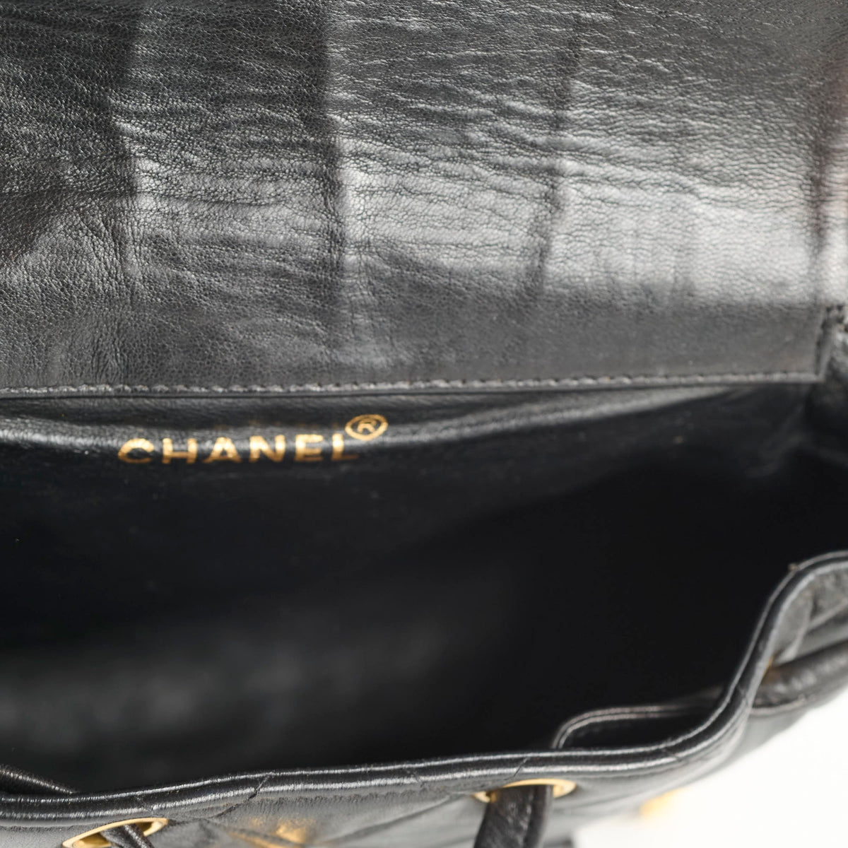 Chanel Vintage Duma Backpack Black - photo 12