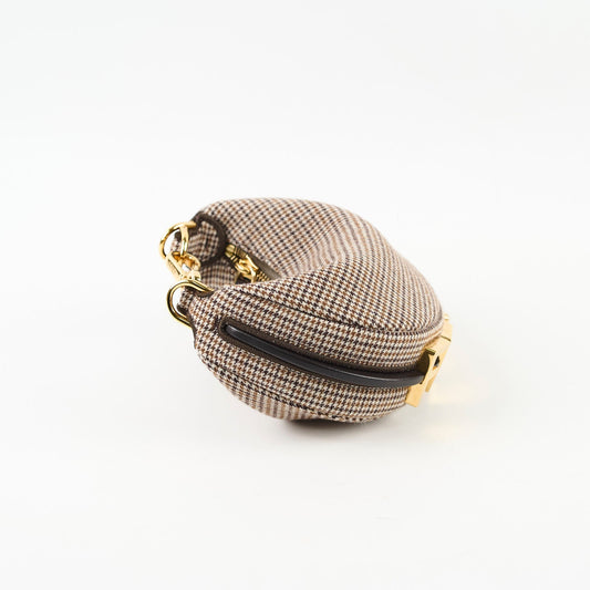 Fendi Fendigraphy Nano Brown Houndstooth - photo 2