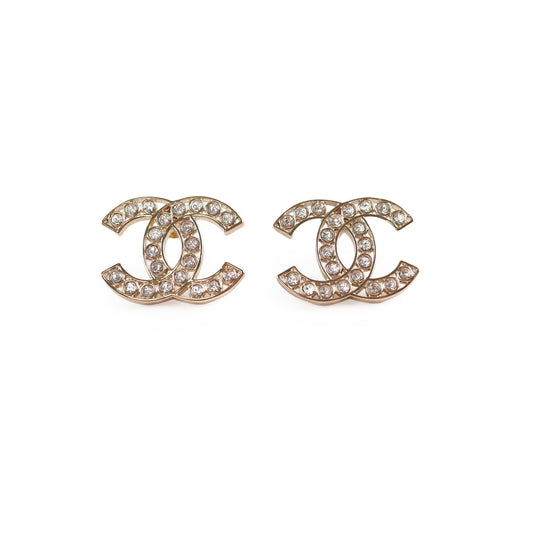 Chanel CC Crystal Earrings - photo 1