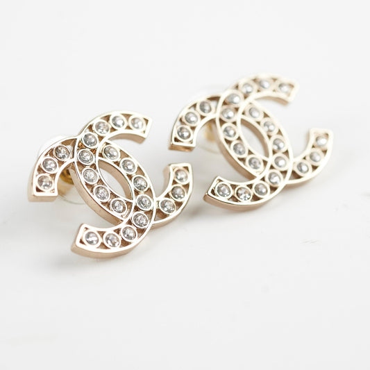 Chanel CC Crystal Earrings - photo 2