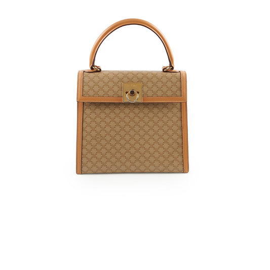 Celine Vintage Macadam Kelly Bag Beige - photo 1
