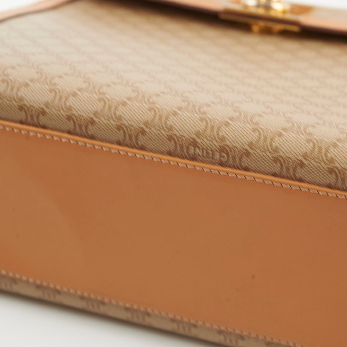 Celine Vintage Macadam Kelly Bag Beige - photo 7