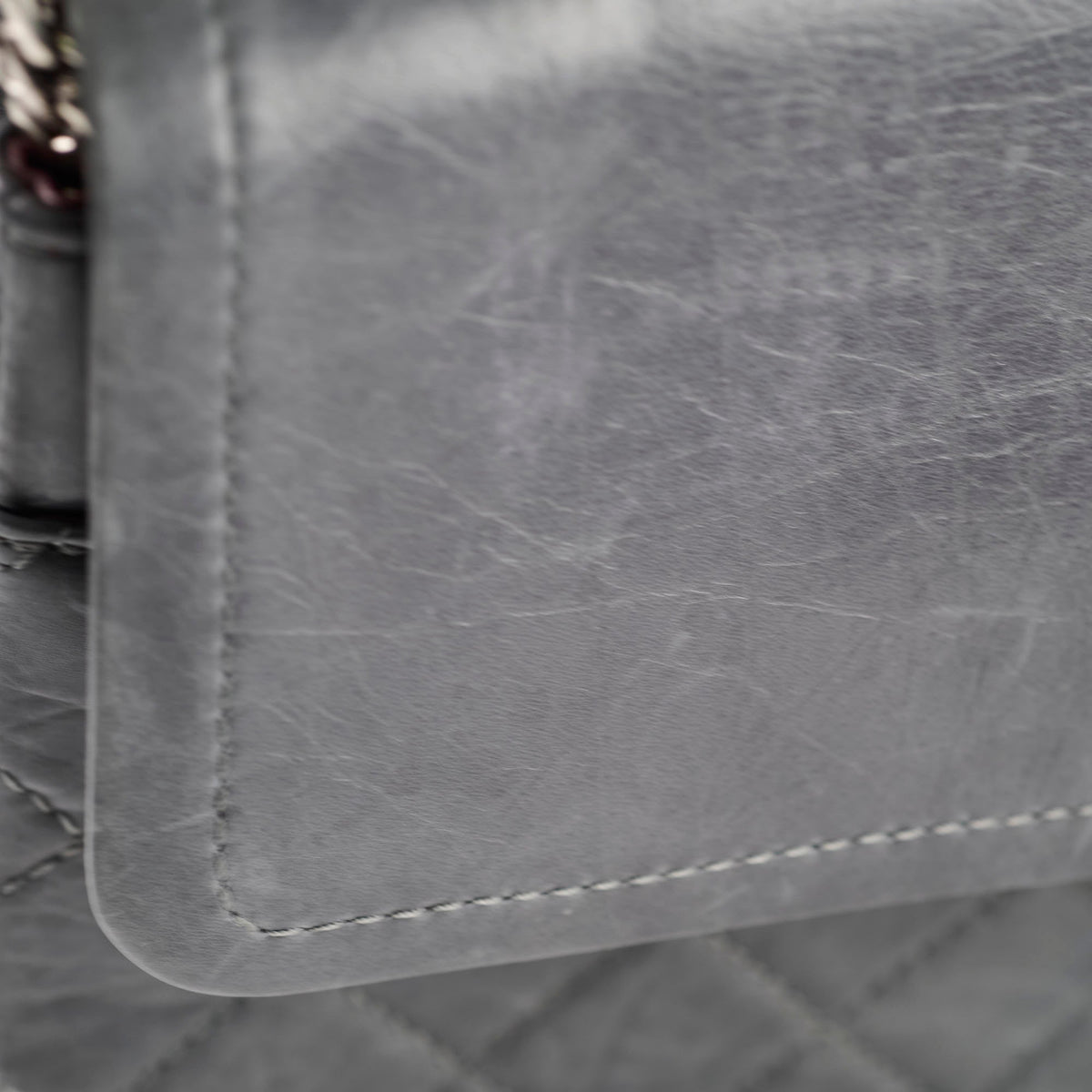 Chanel 2.55 Reissue 227 Grey Calfskin - photo 10