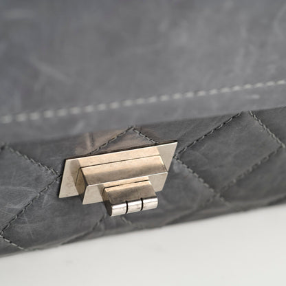 Chanel 2.55 Reissue 227 Grey Calfskin - photo 12