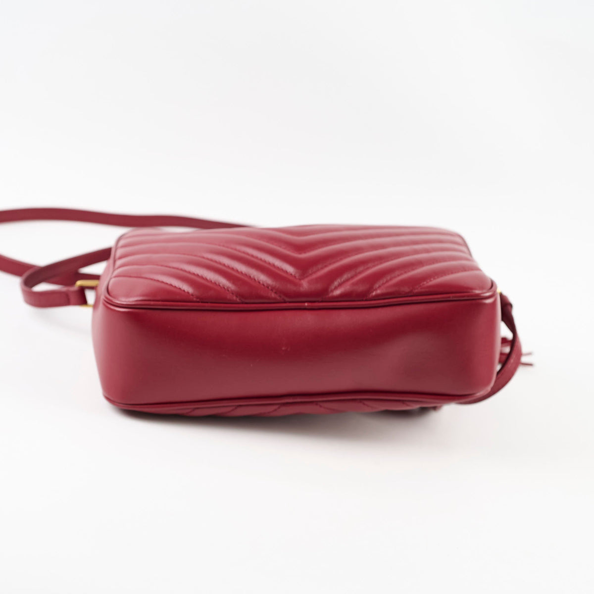 Saint Laurent Lou Camera Bag Burgundy - photo 3