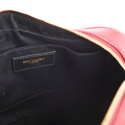 Saint Laurent Lou Camera Bag Burgundy - photo 6
