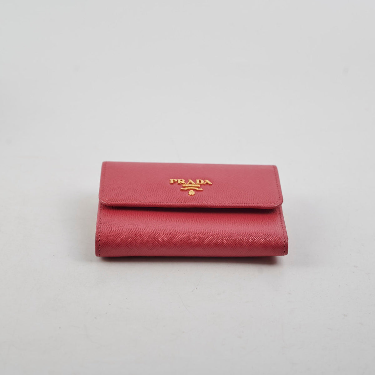 Prada Fuoco Saffiano Coin Purse Wallet Pink - photo 4