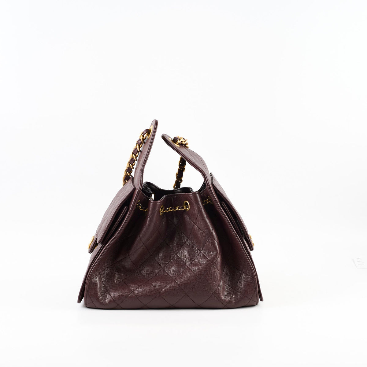 Chanel 25 Small Caviar Brown (Microchipped) - photo 2