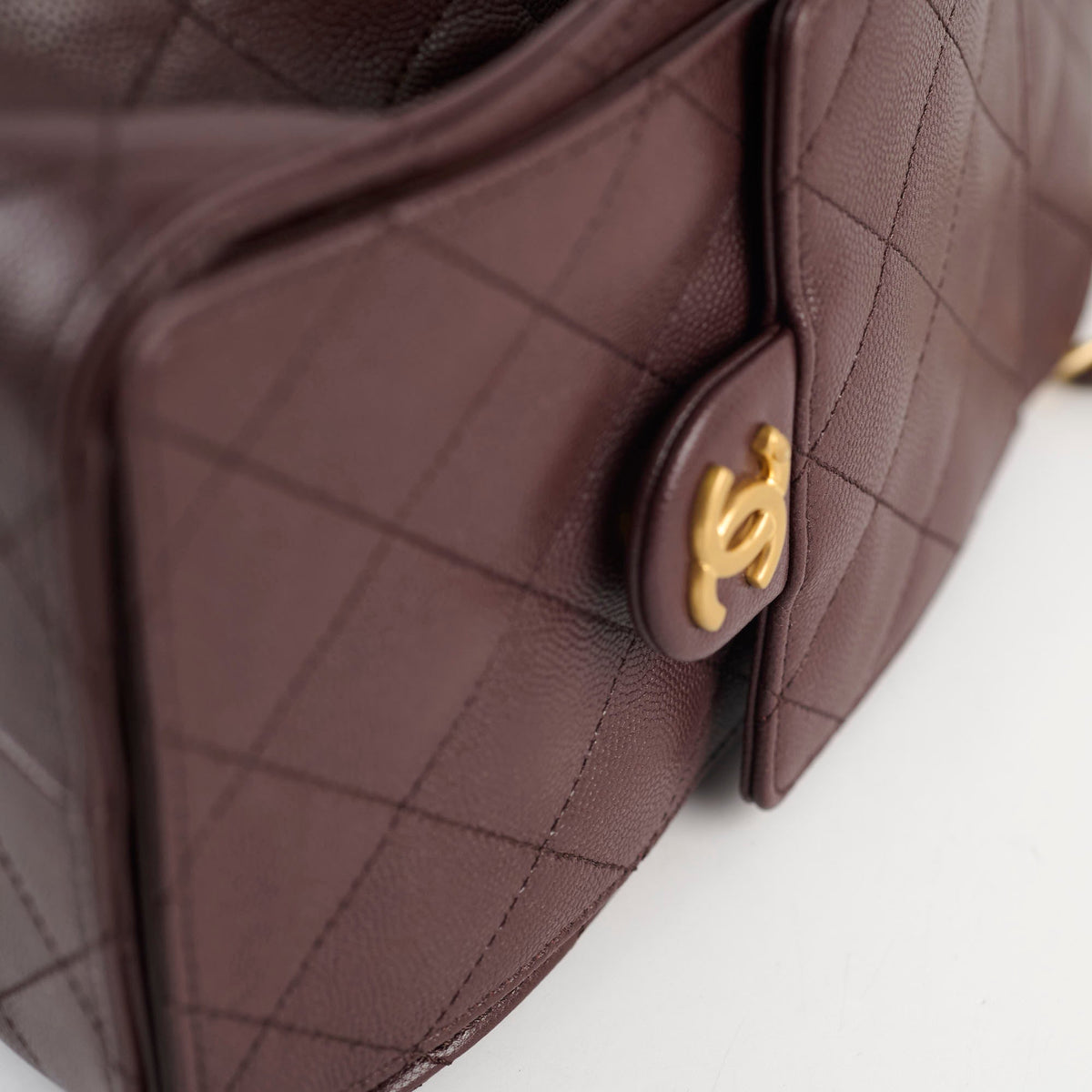 Chanel 25 Small Caviar Brown (Microchipped) - photo 6
