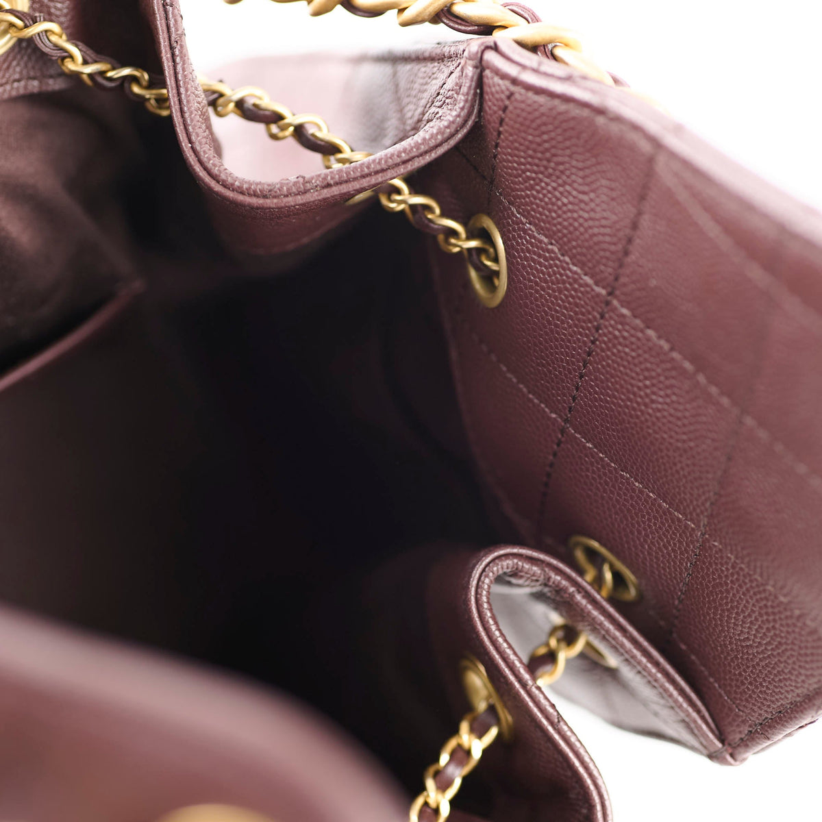 Chanel 25 Small Caviar Brown (Microchipped) - photo 8