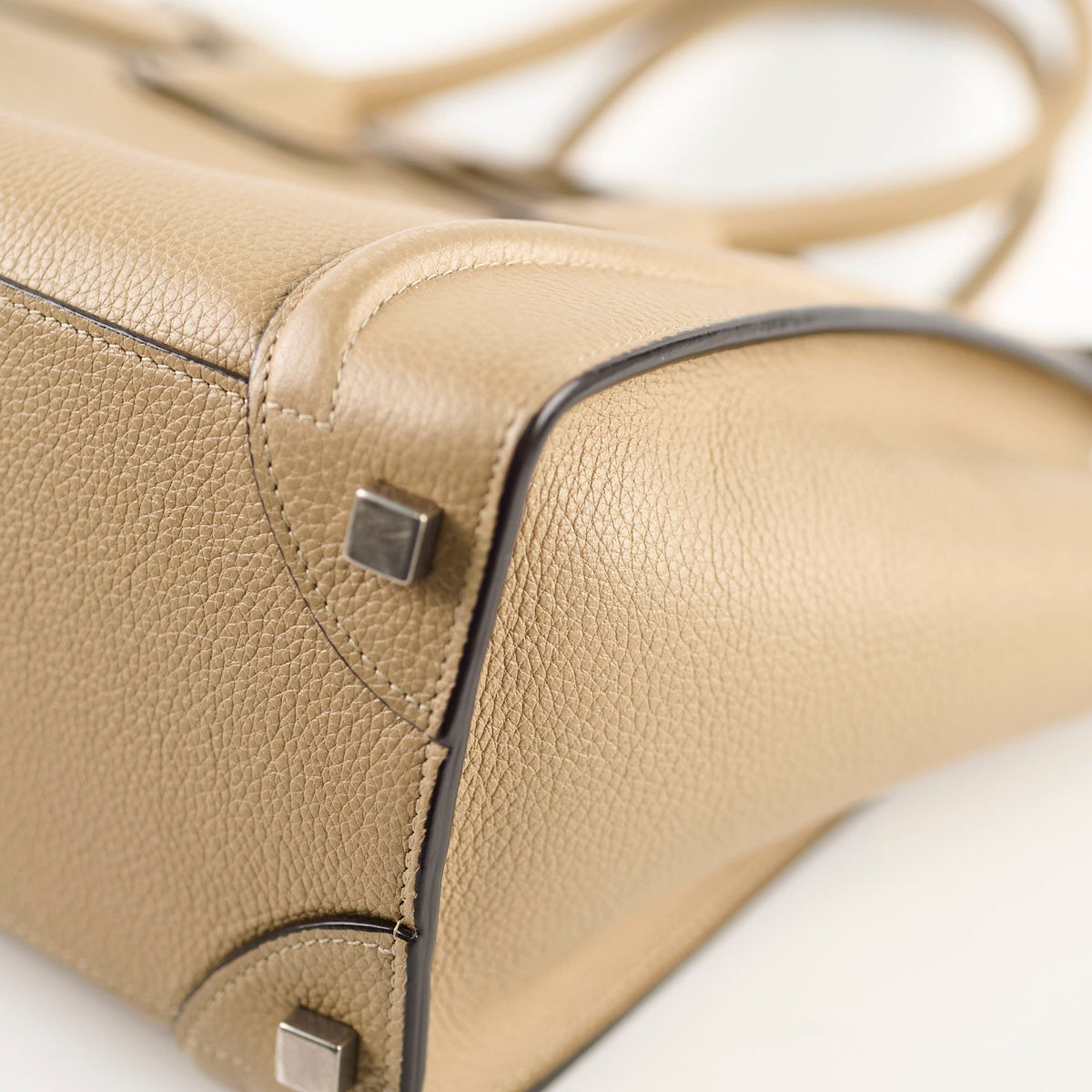 Celine Micro Luggage Beige Calfskin - photo 13