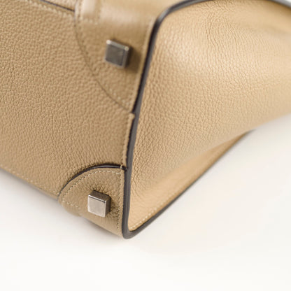 Celine Micro Luggage Beige Calfskin - photo 14