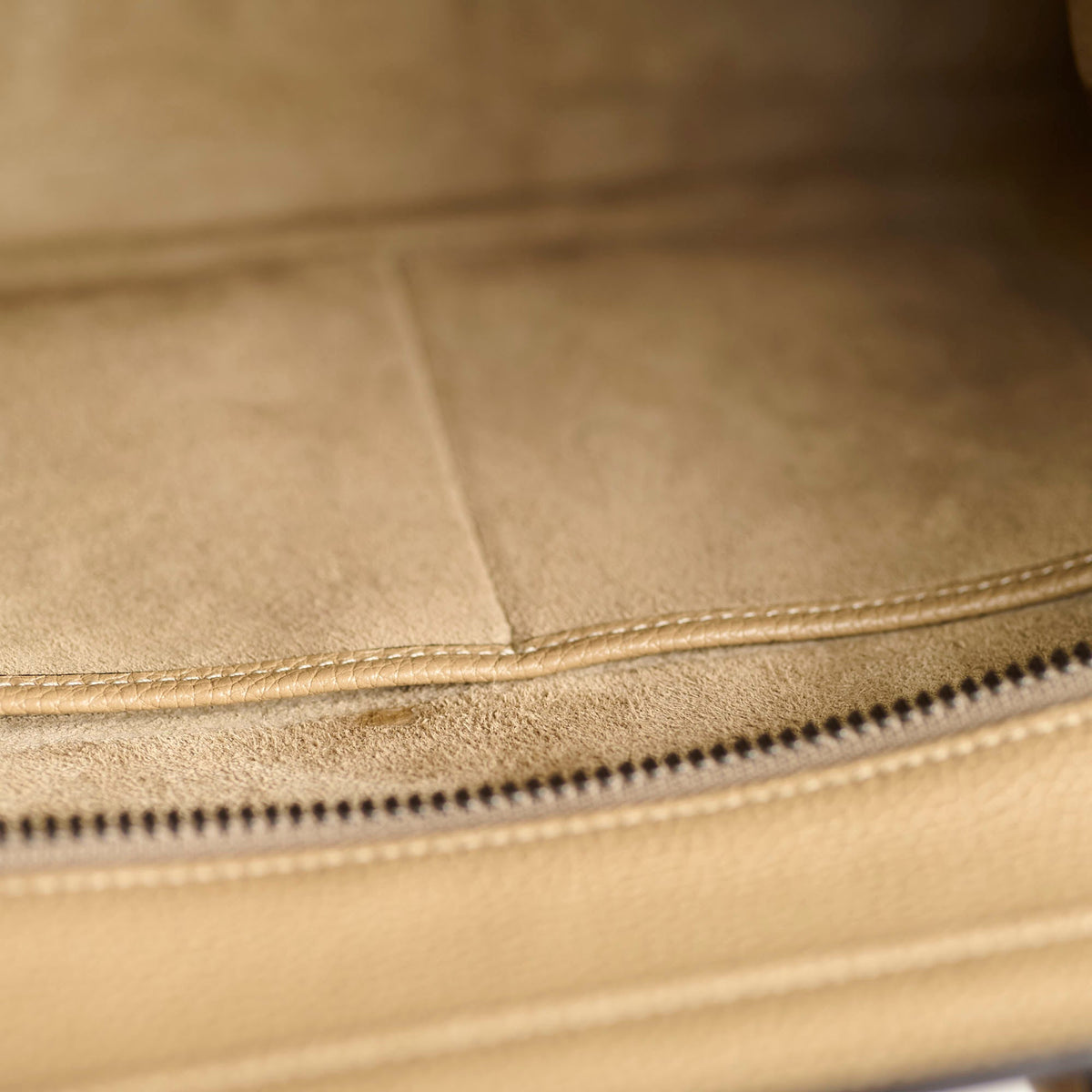 Celine Micro Luggage Beige Calfskin - photo 9