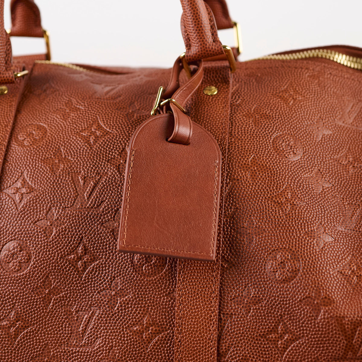 Louis Vuitton x NBA Keepall 55 Bandouliere Embossed Leather Brown - photo 5