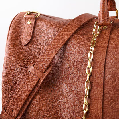 Louis Vuitton x NBA Keepall 55 Bandouliere Embossed Leather Brown - photo 6