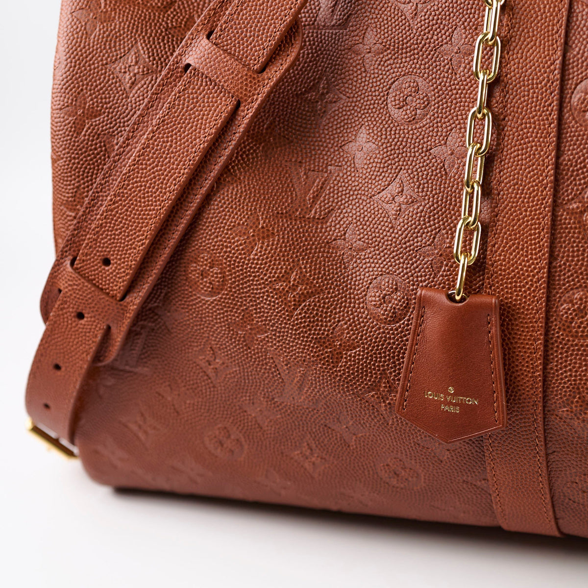 Louis Vuitton x NBA Keepall 55 Bandouliere Embossed Leather Brown - photo 7