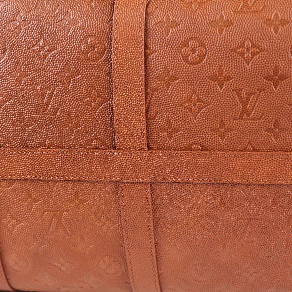 Louis Vuitton x NBA Keepall 55 Bandouliere Embossed Leather Brown - photo 17