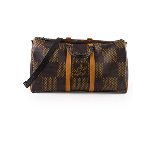 Louis Vuitton x Nigo Keepall 50 Bandouliere Monogram/Damier Ebene - photo 1