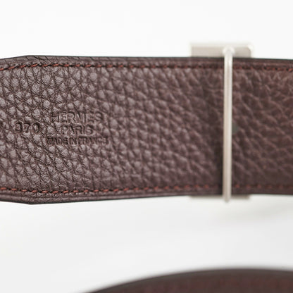 Hermes Mens 95cm Black Reversible Belt - photo 5