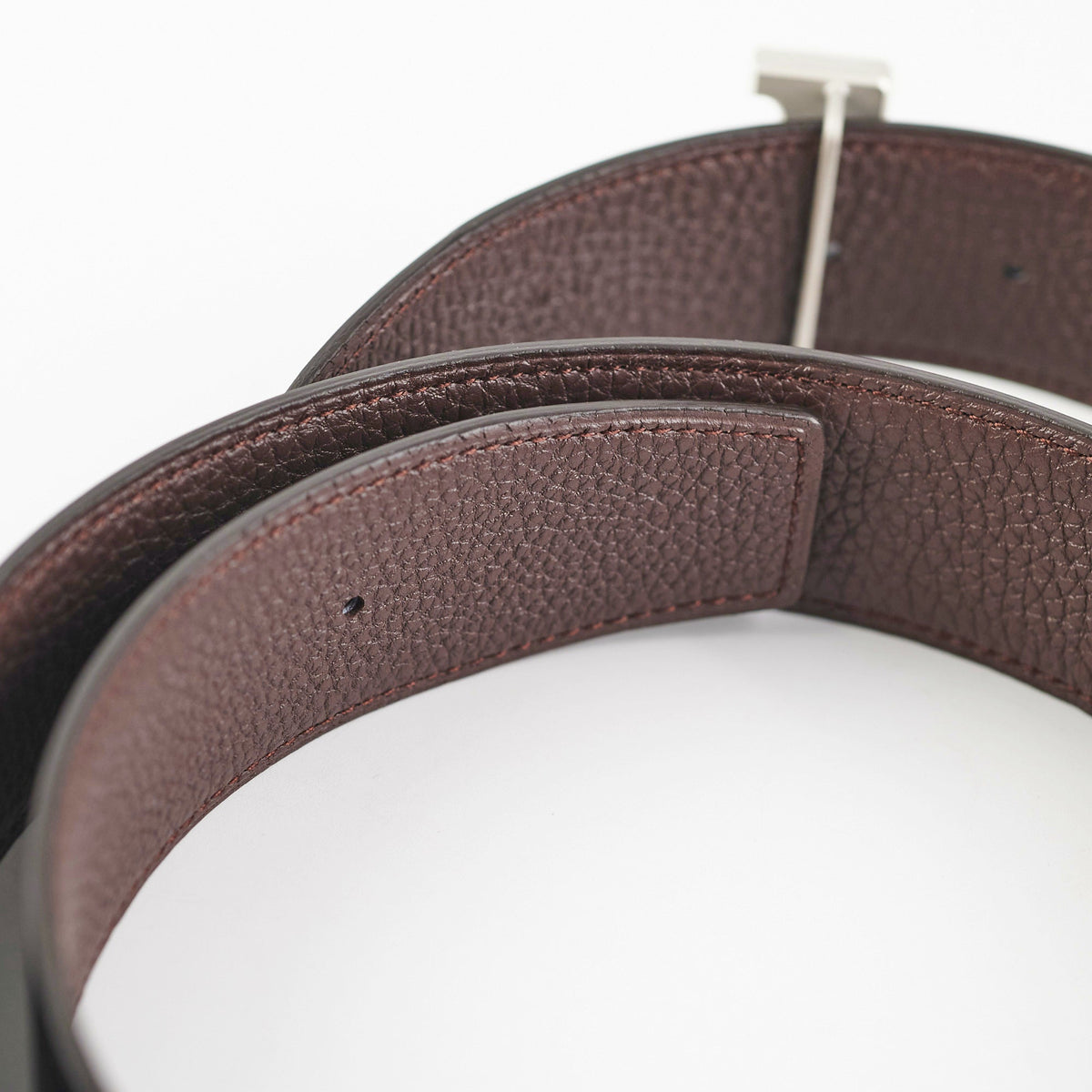 Hermes Mens 95cm Black Reversible Belt - photo 4