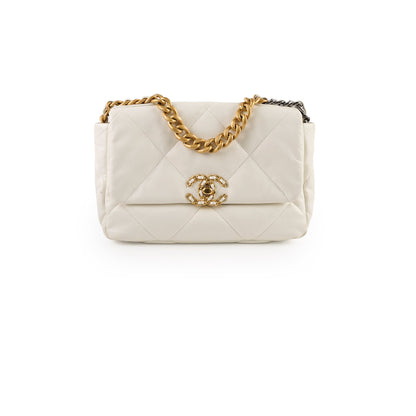 Chanel 19 Small White Microchip - photo 1