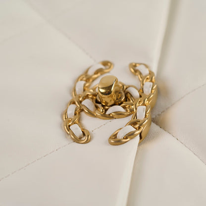 Chanel 19 Small White Microchip - photo 15
