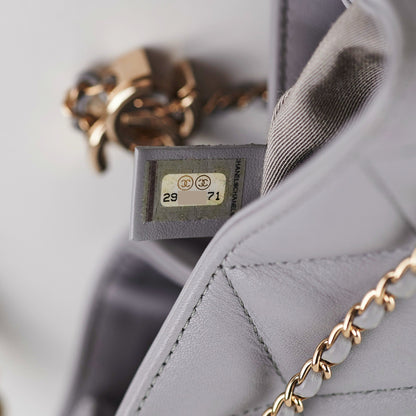 ITEM 28 - Chanel Lambskin Grey Bucket Bag - photo 5
