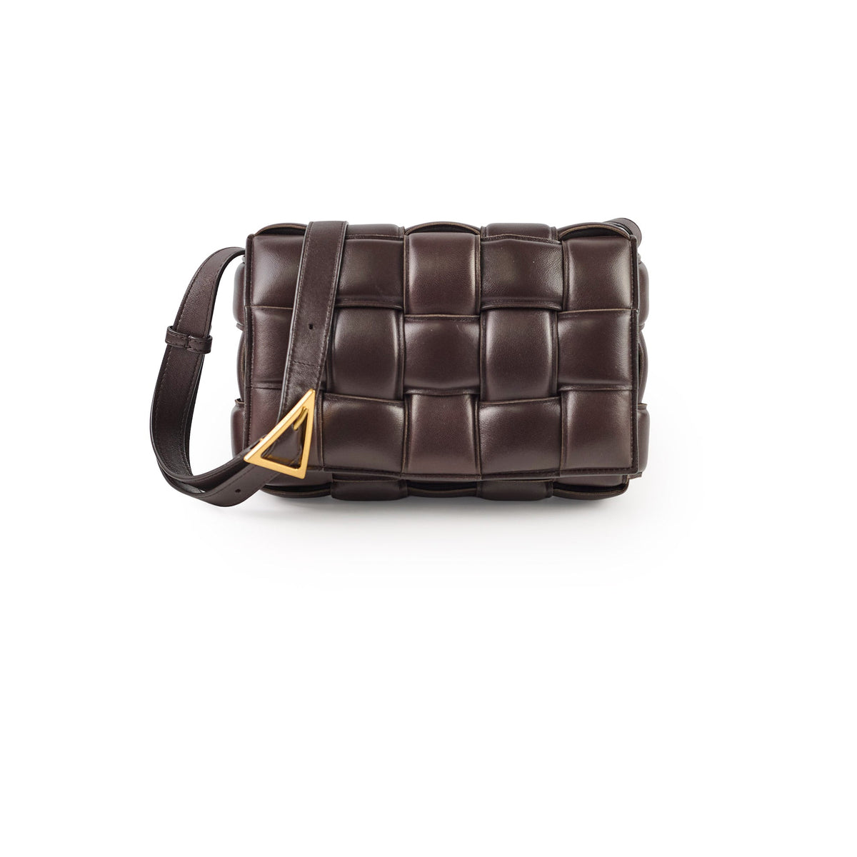 Bottega Veneta Padded Casette Chocolate Brown - photo 1
