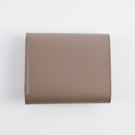 Celine Small Flap Wallet Triomphe in Shiny Calfskin Pebble - photo 2