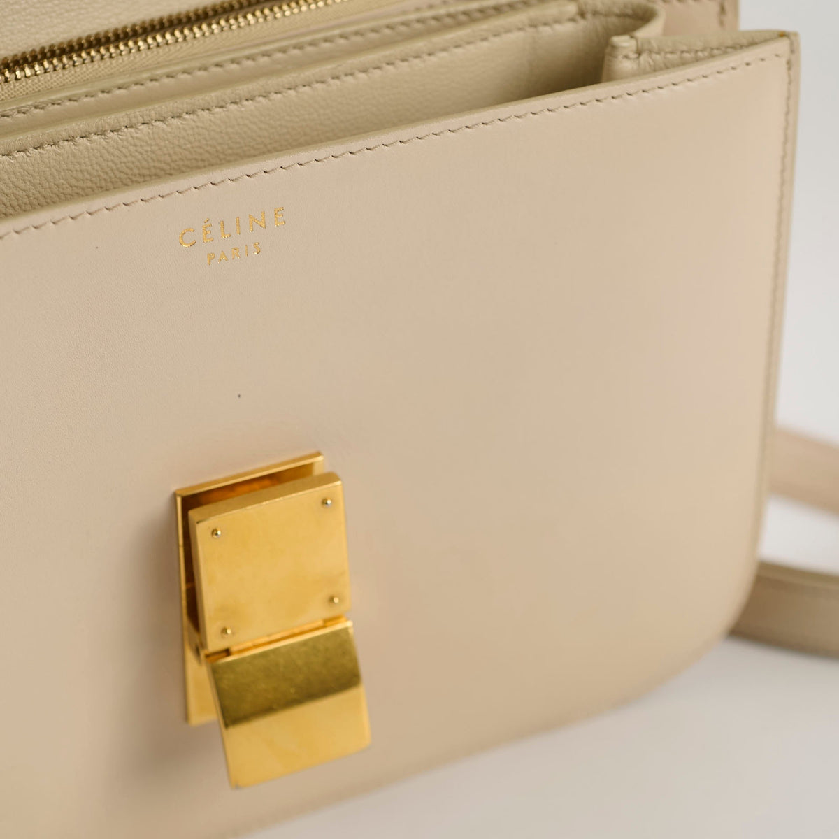 Celine Classique Box Cream Crossbody - photo 9