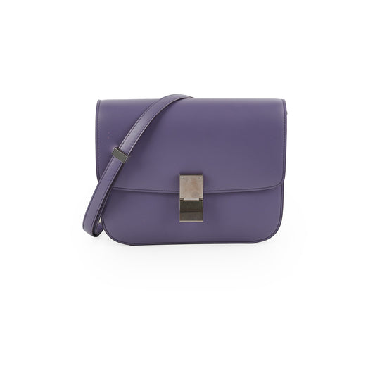 Celine Medium Purple Box Shoulder Bag - photo 1