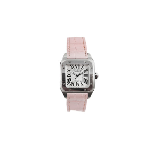 Cartier Santos 100 33MM Watch W20126X8 Pink 2022 - photo 1