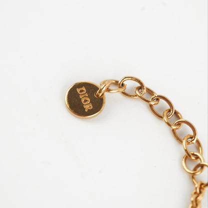 Christian Dior Gold CD Logo Rhinestone Bracelet Costume Jewellery - photo 7