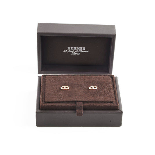 Hermes Farandole Rose Gold Very Small Earrings - photo 2
