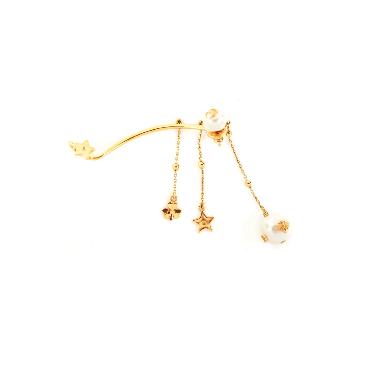Dior Pearl Gold Earcuffs - photo 1
