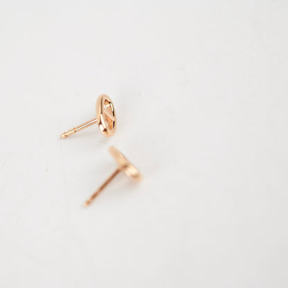 Hermes Farandole Rose Gold Stud Earrings - photo 3