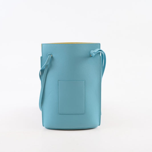 Loewe Howl's Moving Castle Heen Dice Pocket bag Calfskin Sky Blue - photo 2