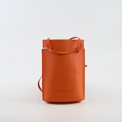 Loewe Howl's Moving Castle Calcifer Dice Pocket bag Calfskin Orange - photo 2