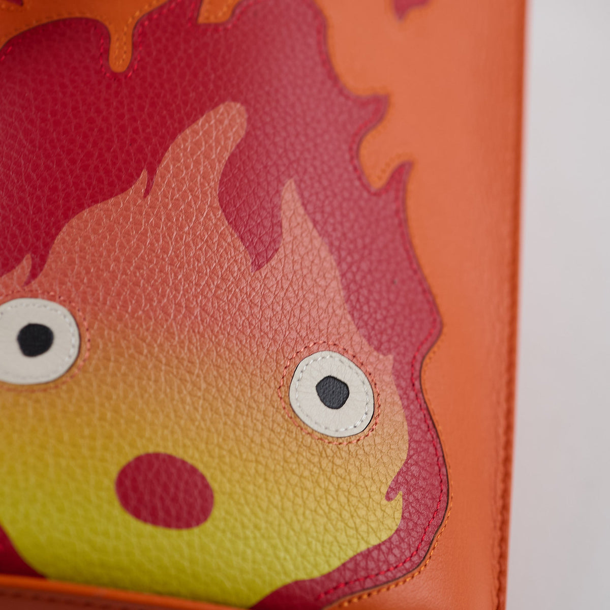 Loewe Howl's Moving Castle Calcifer Dice Pocket bag Calfskin Orange - photo 5