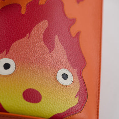 Loewe Howl's Moving Castle Calcifer Dice Pocket bag Calfskin Orange - photo 5